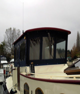 Wheelhouse cover in PVC